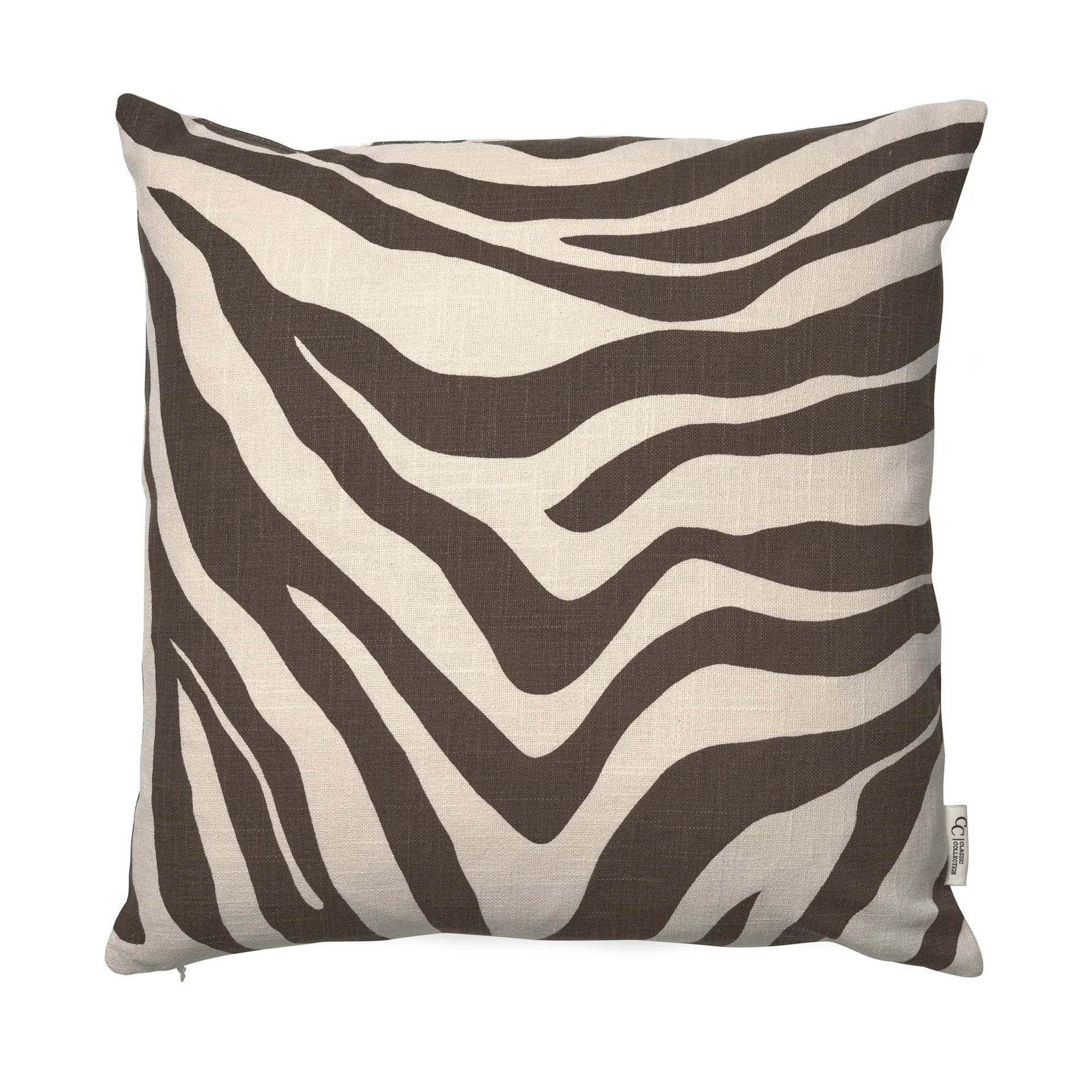 Poszewka na poduszkę Savannah, Brown-off white, 50x50 cm Classic Collection