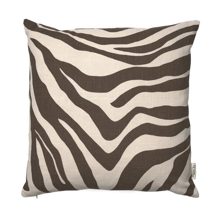 Poszewka na poduszkę Savannah - Brown-off white, 50x50 cm - Classic Collection