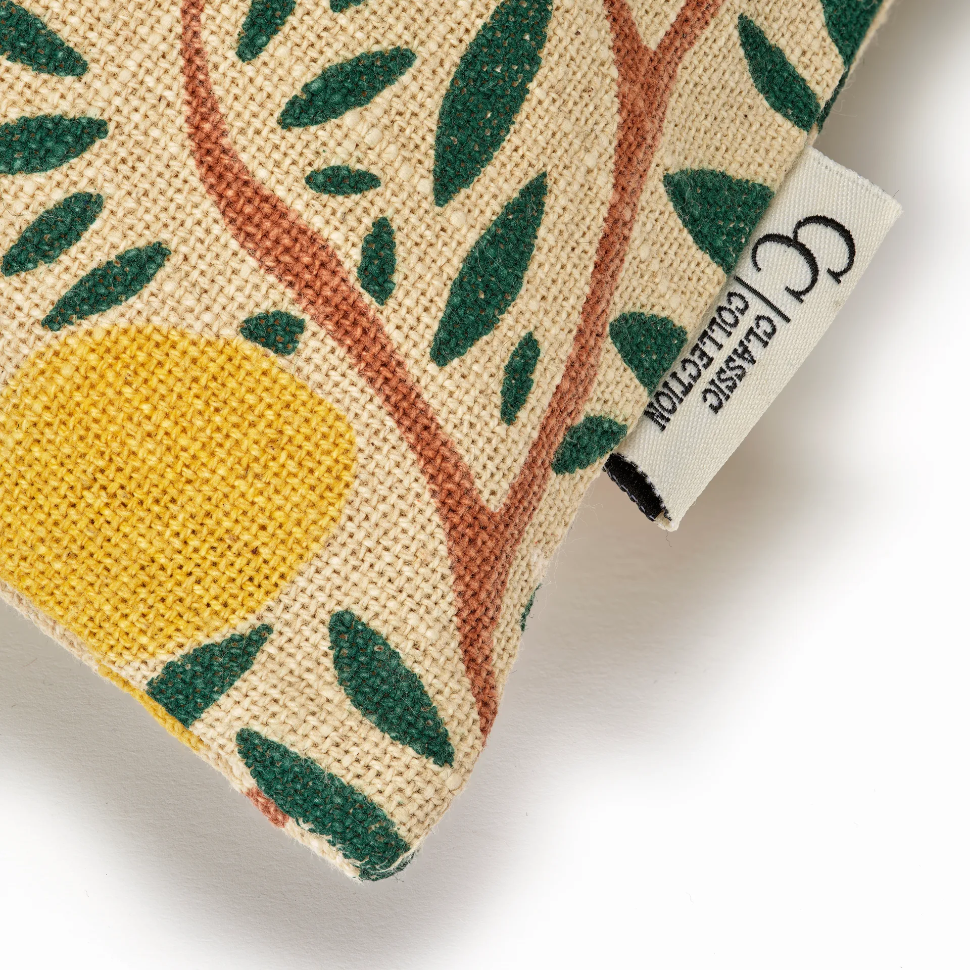 Poszewka na poduszkę Sunny Citrus 50x50 cm, Ciemnozielony Classic Collection