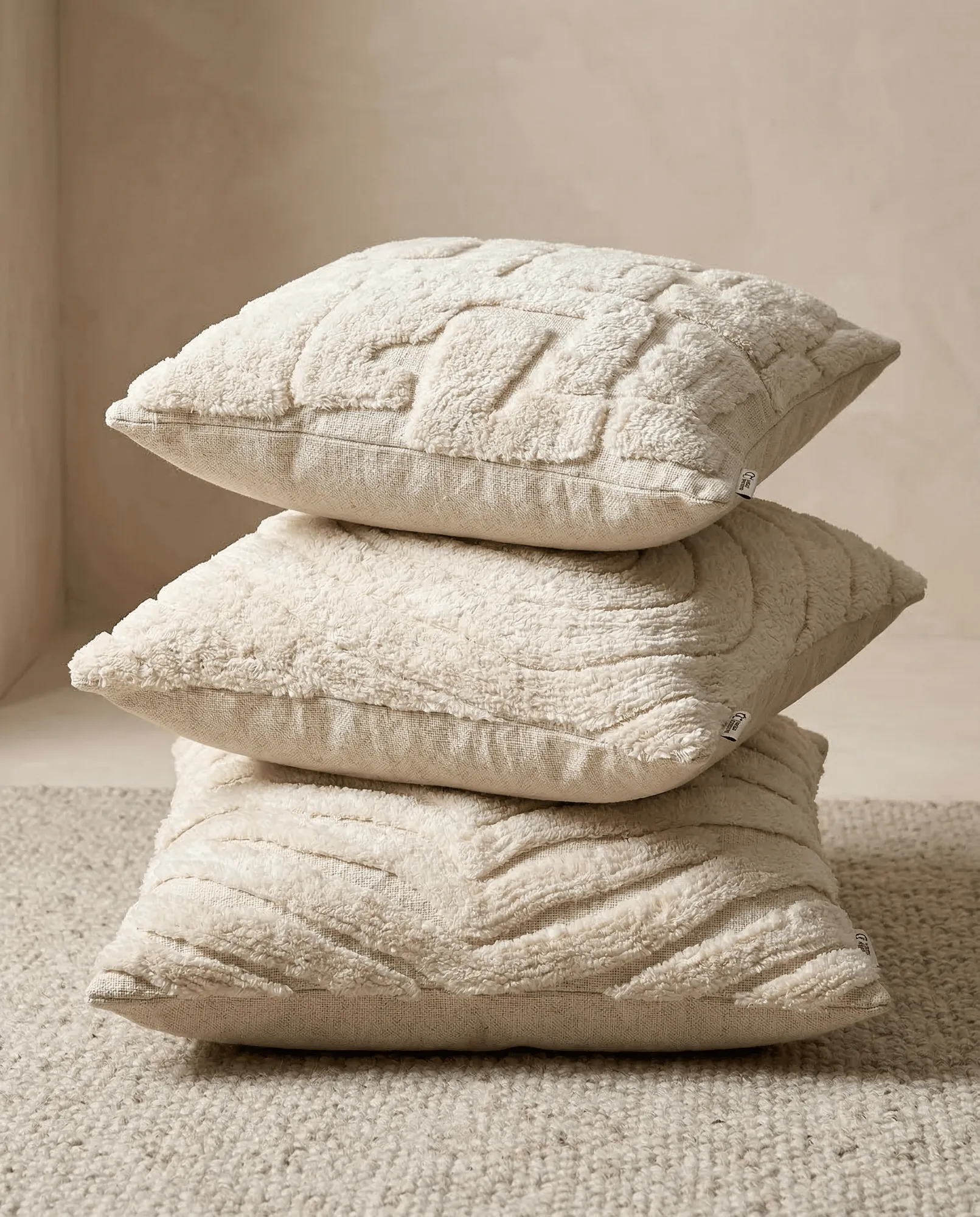 Poszewka na poduszkę Swirl, Off white, 50x50 cm Classic Collection