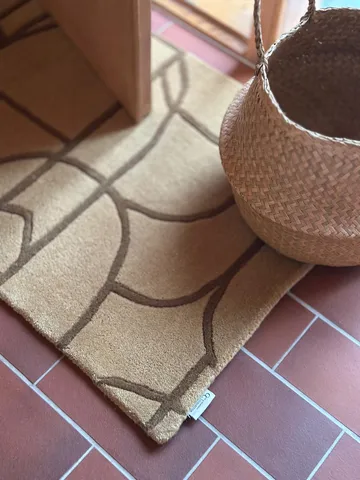 Wycieraczka Modern Abstract 60×90 cm - Musztarda - Classic Collection