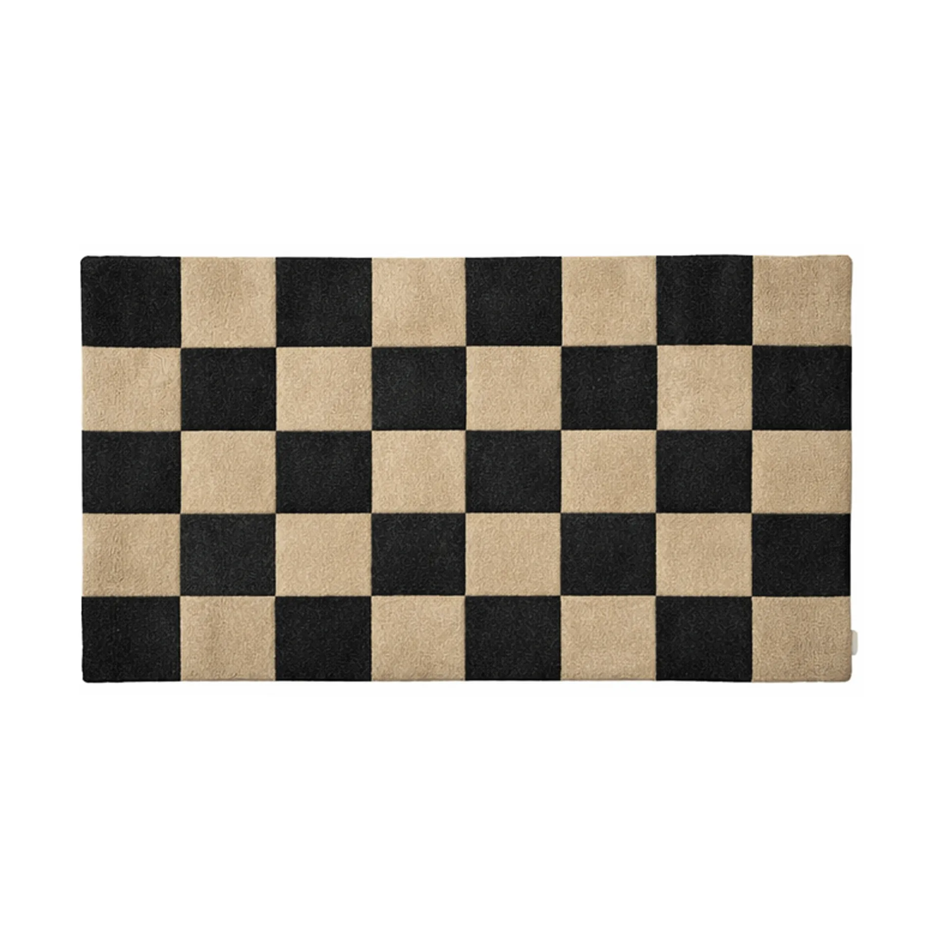 Wycieraczka Square, Black-naturalna, 85x130 cm Classic Collection