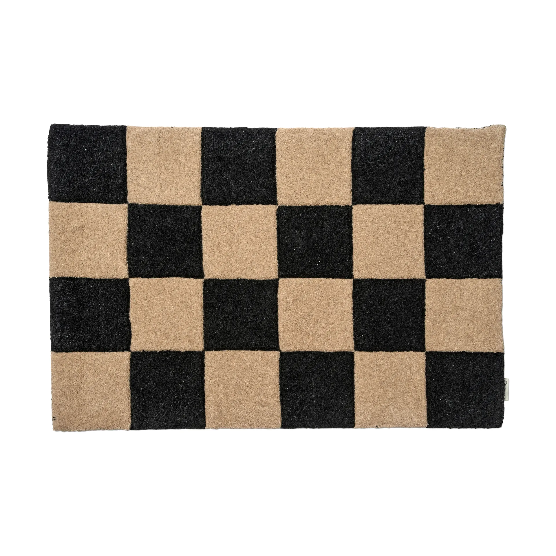 Wycieraczka Square, Czarny-naturalny, 60x90 cm Classic Collection