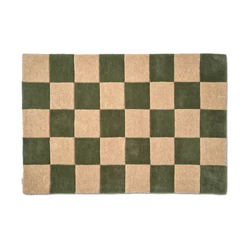 Wycieraczka Square - Forest green, 85x130 cm - Classic Collection