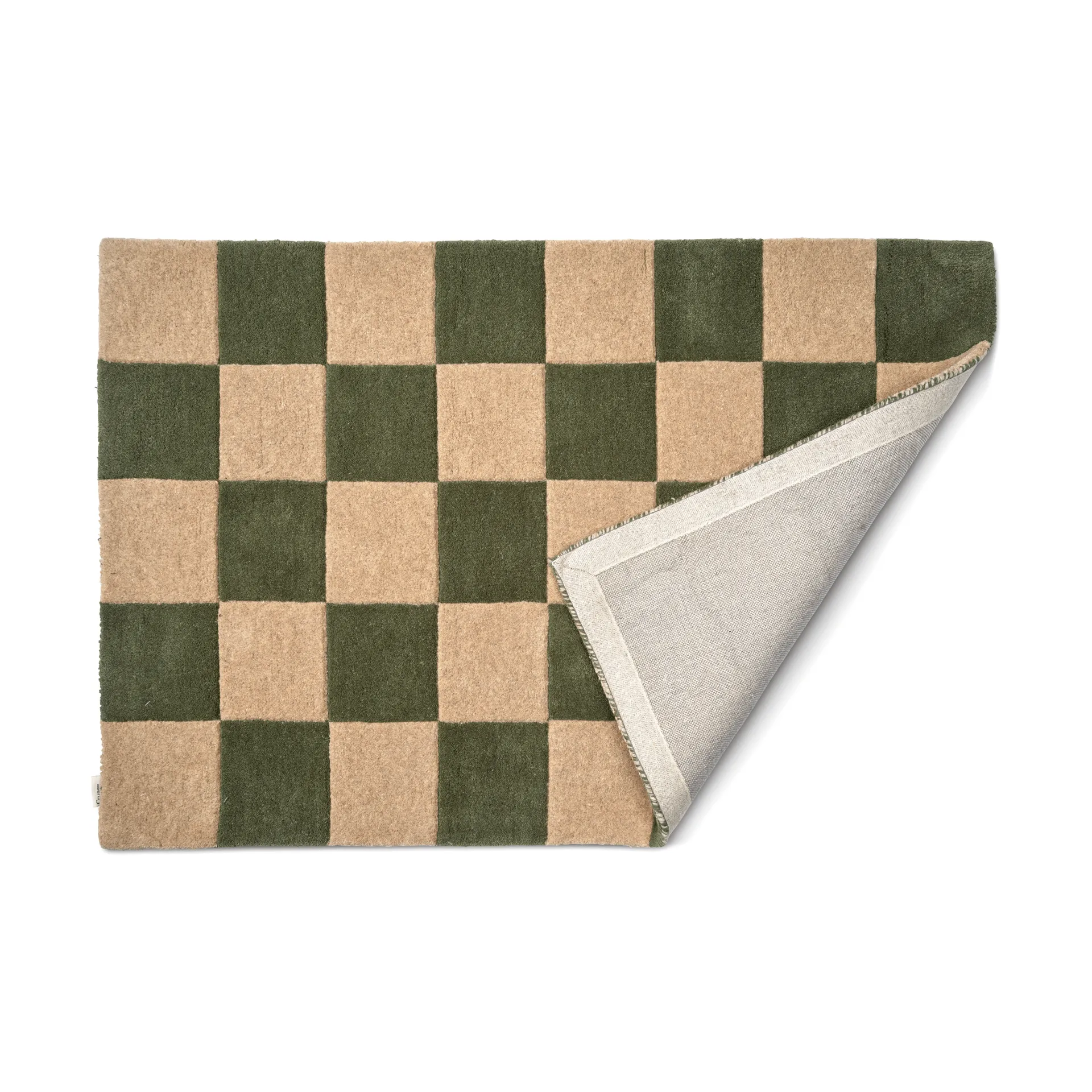 Wycieraczka Square, Forest green, 85x130 cm Classic Collection