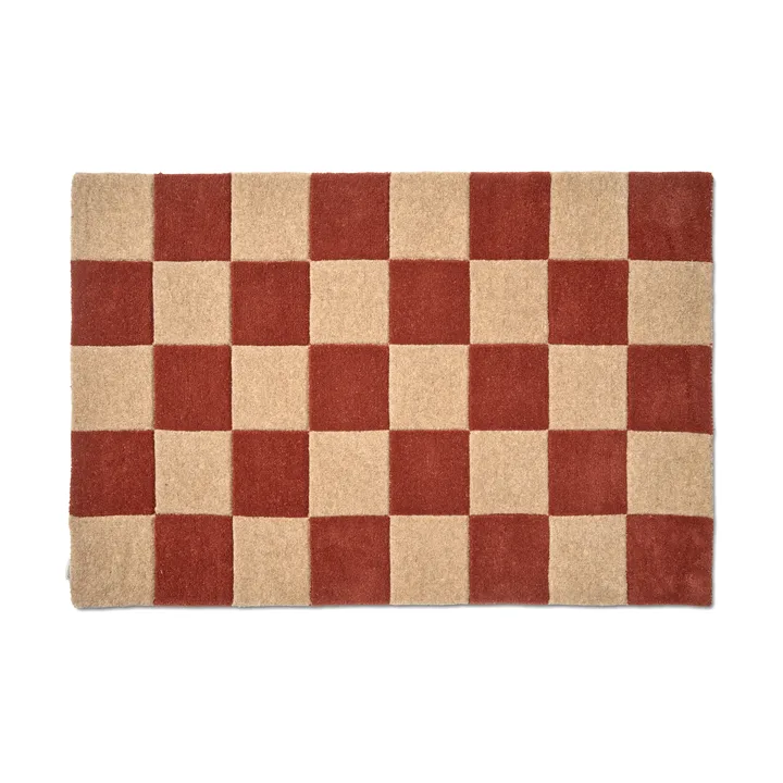 Wycieraczka Square - Terrakota-naturalna, 85x130 cm - Classic Collection