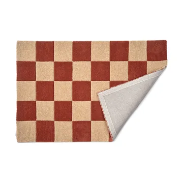 Wycieraczka Square - Terrakota-naturalna, 85x130 cm - Classic Collection