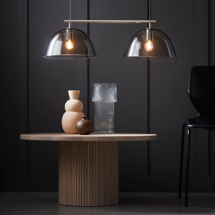 Lampa sufitowa Wendo 70 szkło zadymione, Nikiel CO Bankeryd