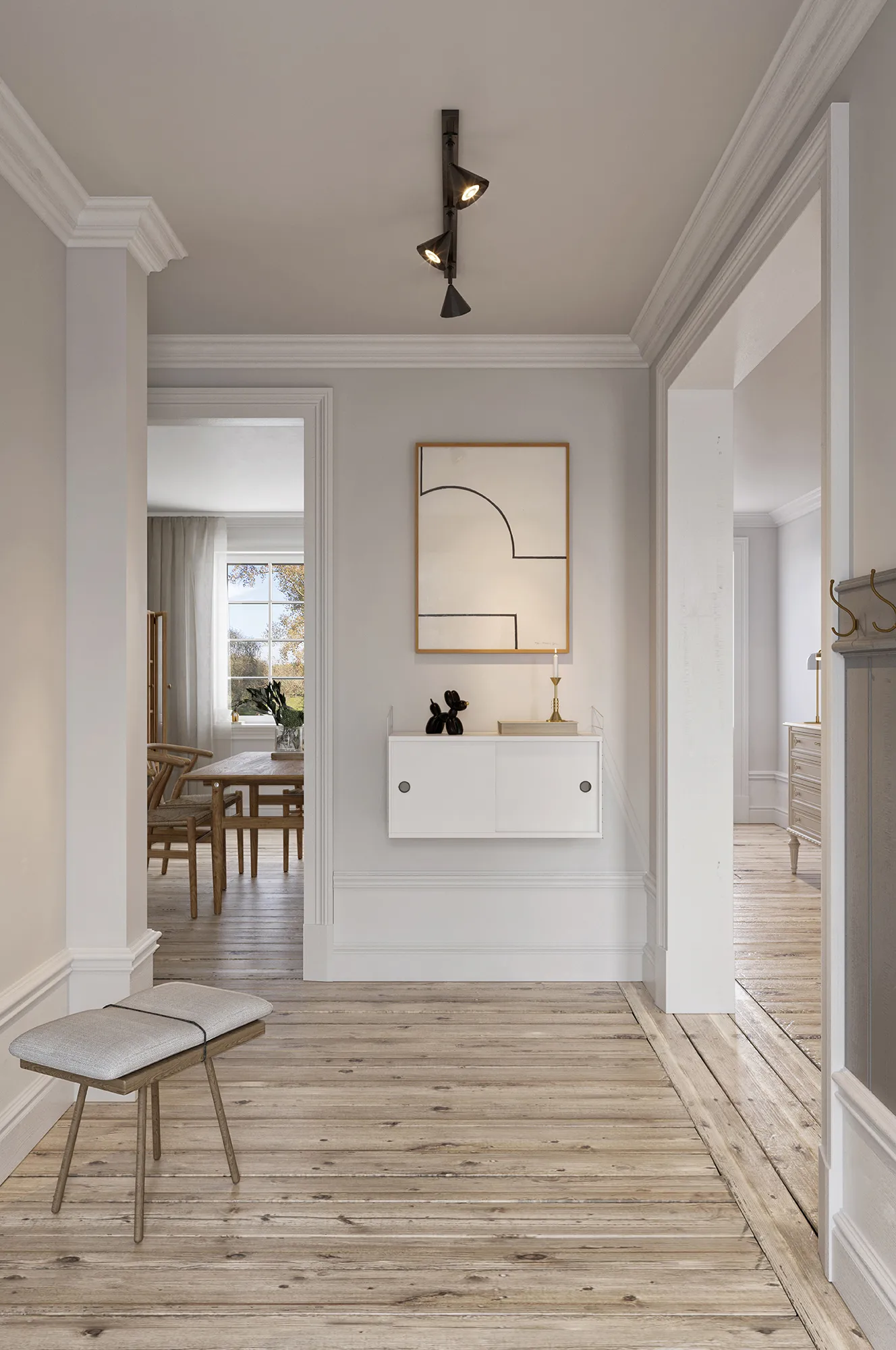 Reflektor sufitowy Rain 10, Black CO Bankeryd