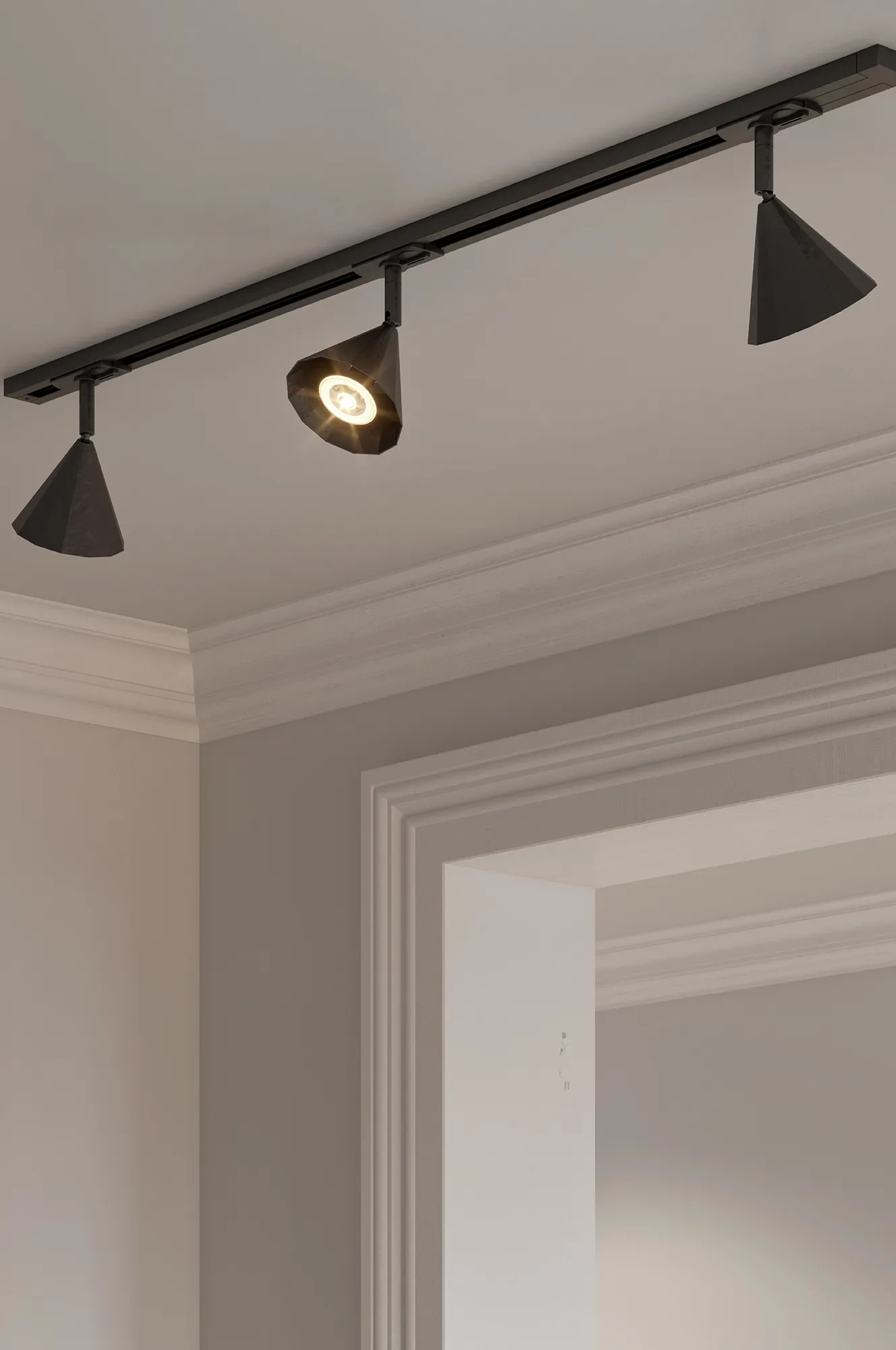 Reflektor sufitowy Rain 10, Black CO Bankeryd