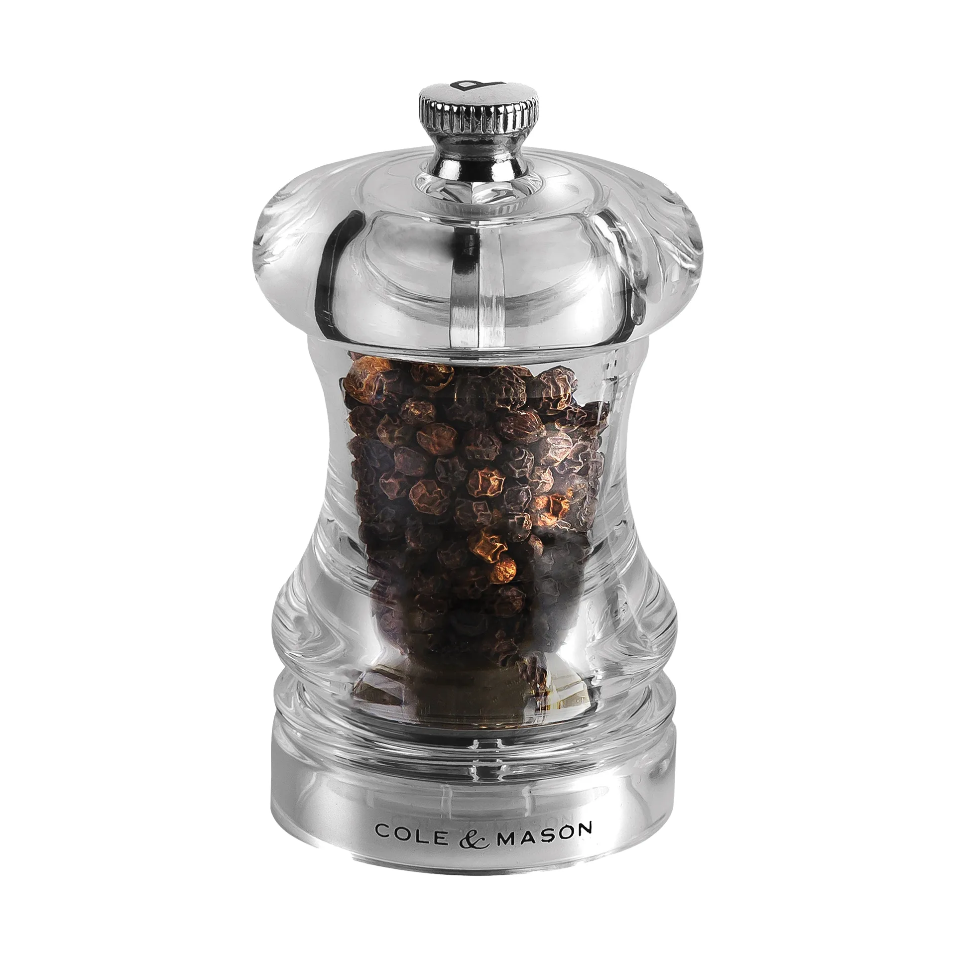 Capstan 125 młynek do pieprzu 8,5 cm, Przezroczysty Cole & Mason