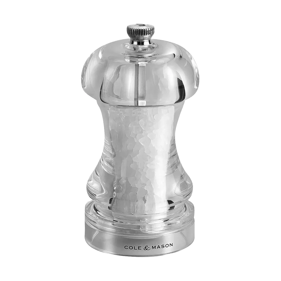 Capstan 145 młynek do soli 11,5 cm, Przezroczysty Cole & Mason