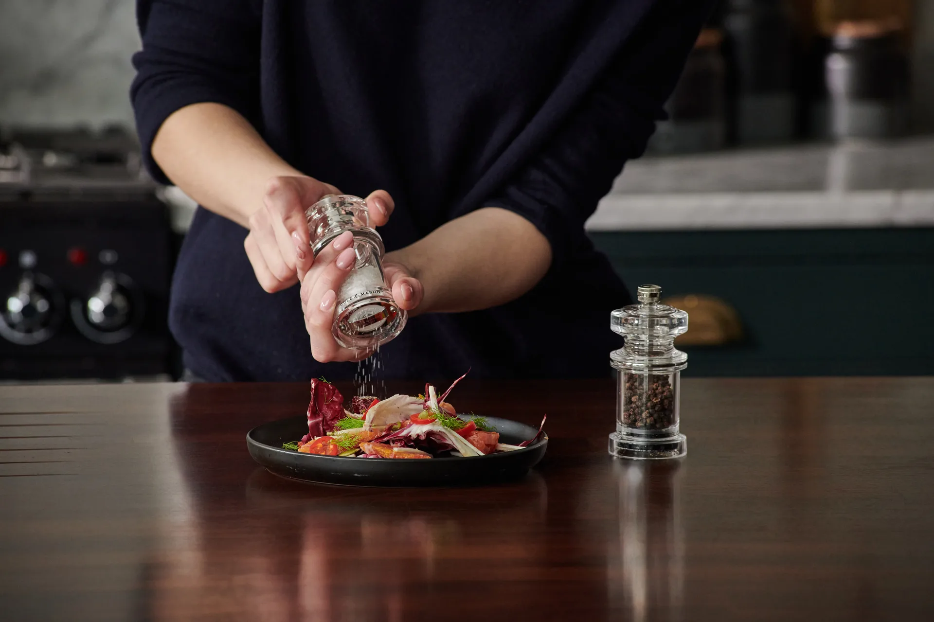 Zestaw młynków do soli i pieprzu Cole & Mason 675, 11,8 cm., Przezroczysty Cole & Mason