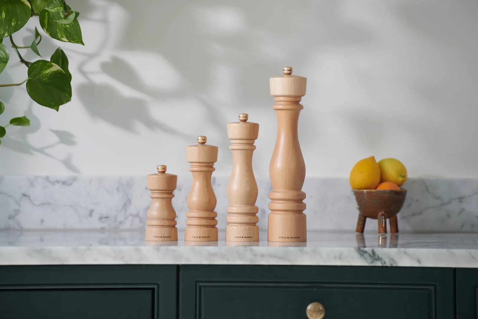 Zestaw młynków do soli i pieprzu London 18 cm, Natural Cole & Mason