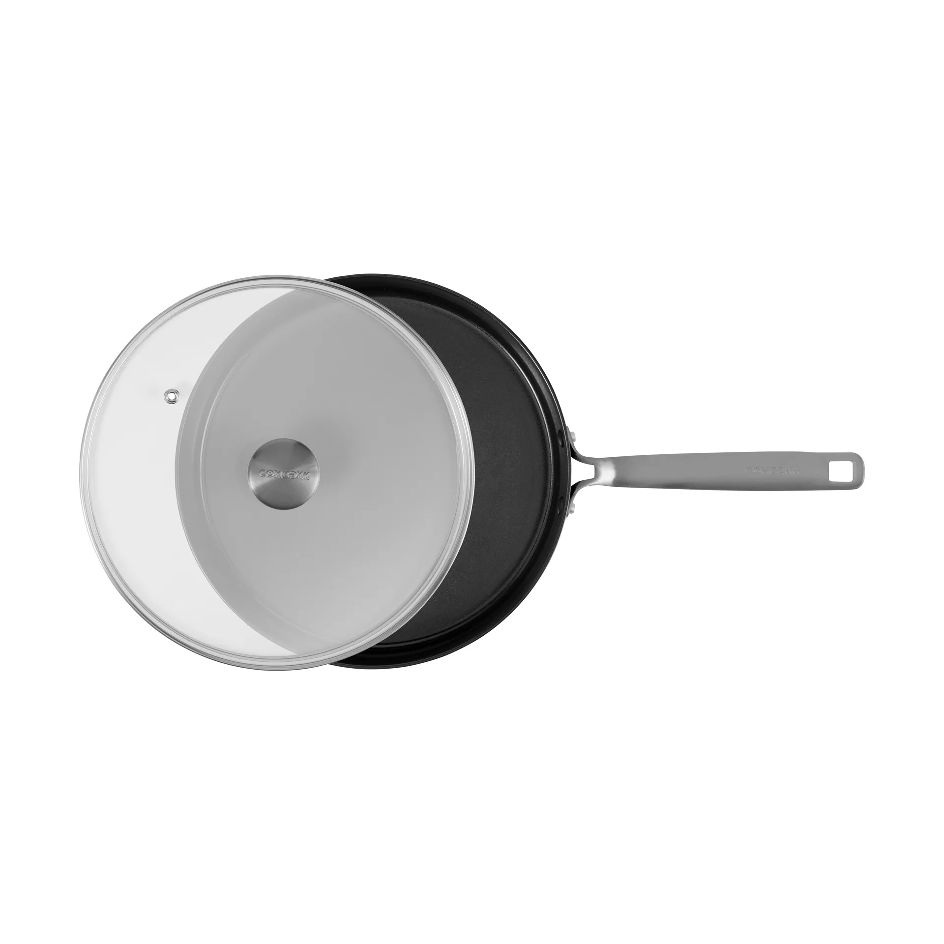 Patelnia sauté aluminiowa Combekk Element, czarna, Ø28 cm Combekk