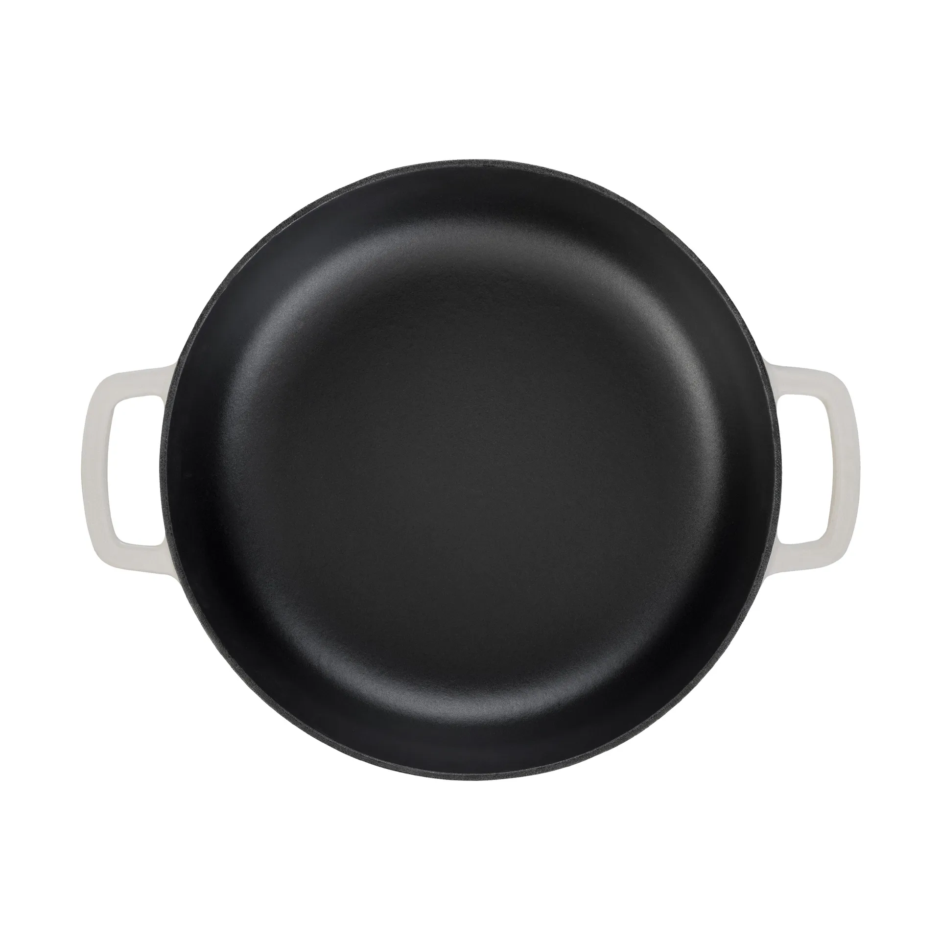 Patelnia żeliwna emaliowana Combekk Ø28 cm, Piaskowy Combekk