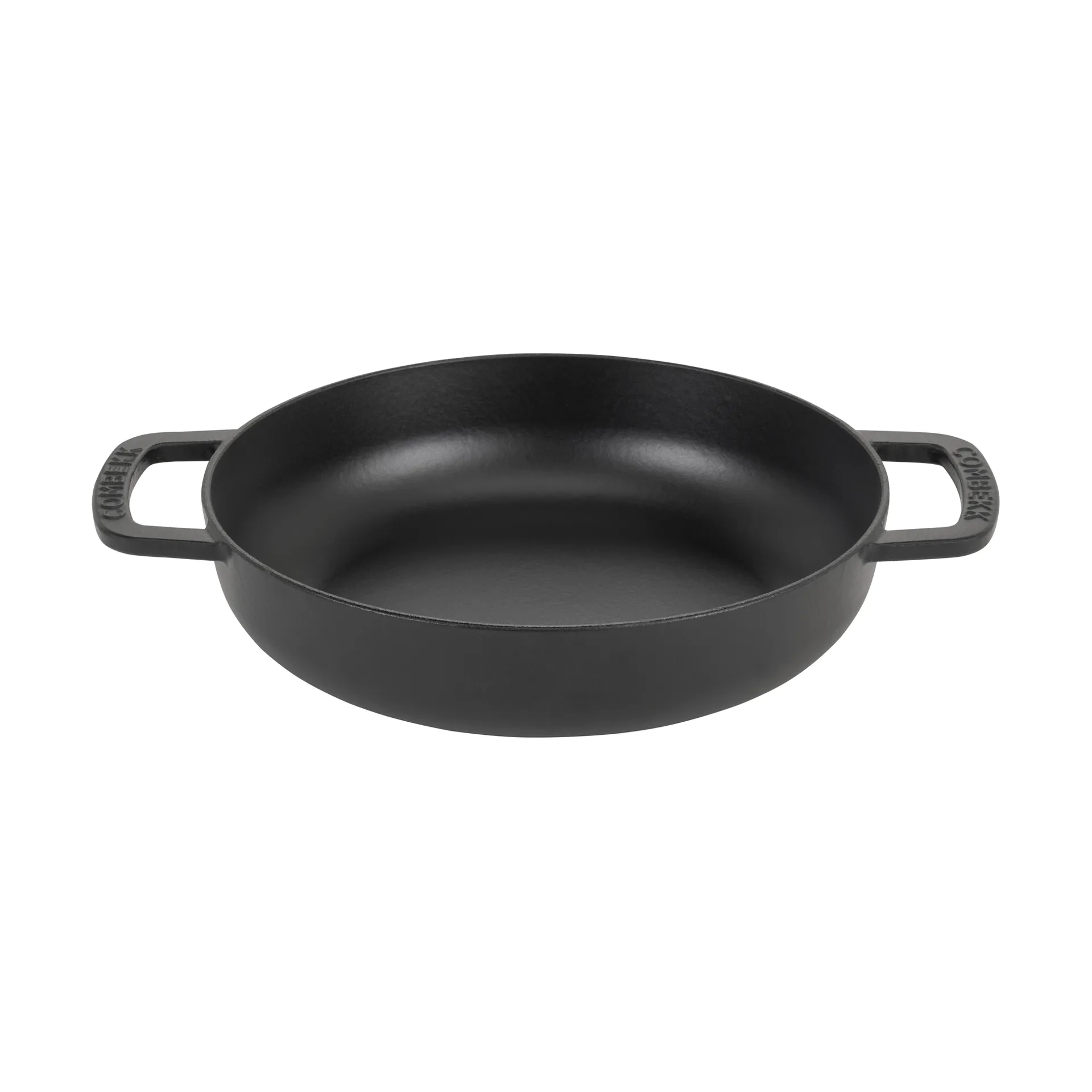 Patelnia żeliwna emaliowana sauté Ø28 cm, Black-silver knob Combekk