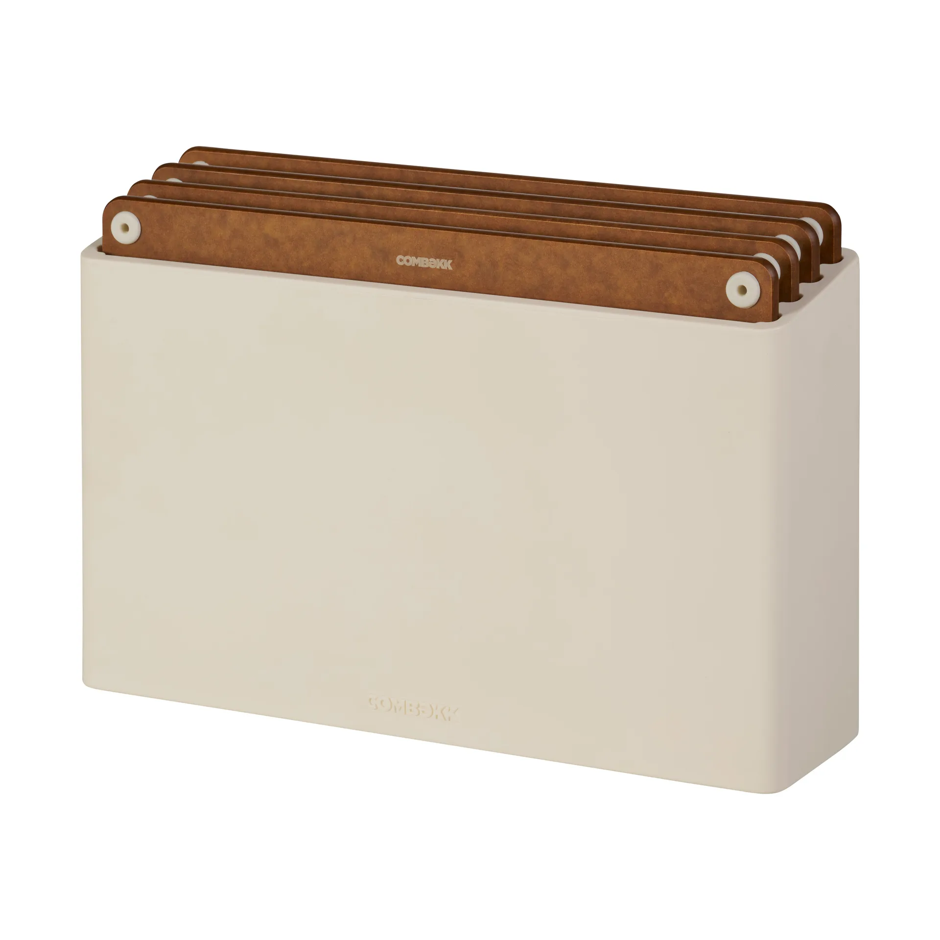 Zestaw desek do krojenia Combekk,  5-częściowy, Piaskowy-brązowy Combekk