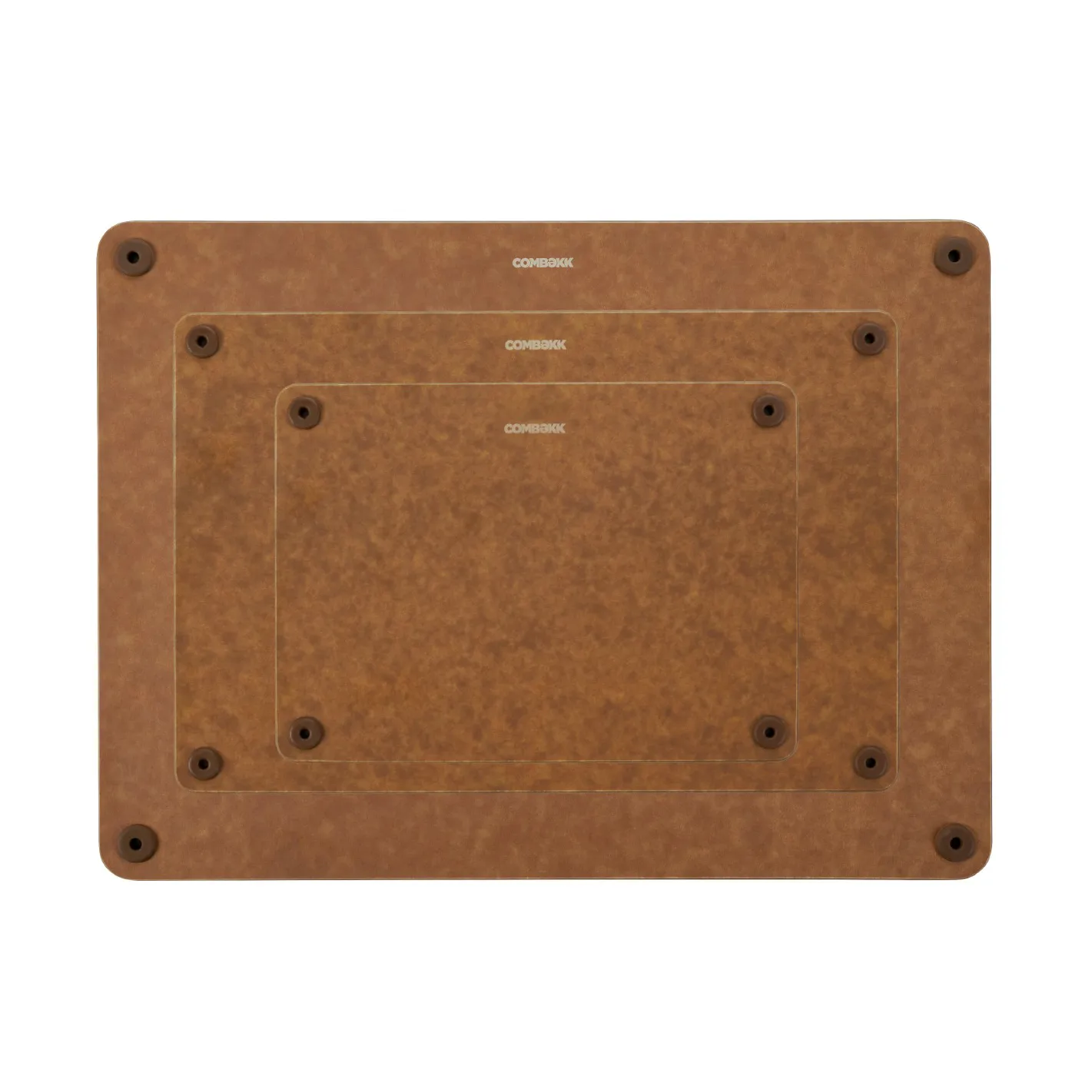 Zestaw drewnianych desek do krojenia Combekk, 3-częściowy, Brązowy Combekk