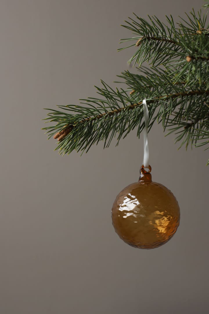 Bombka świąteczna Gry Marble Ø5 cm, Cognac Cooee Design