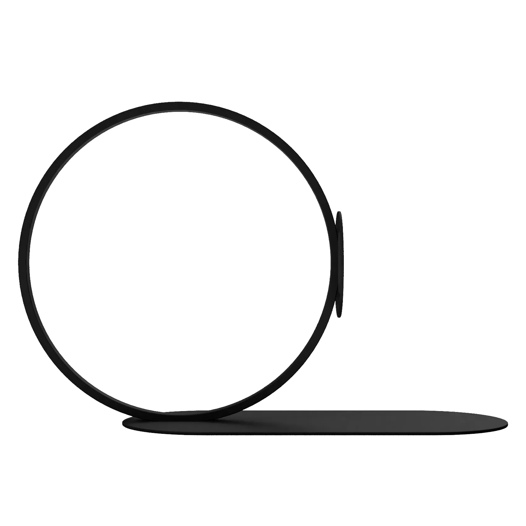 Book Ring podpórka do książek 10 cm, Czarny Cooee Design