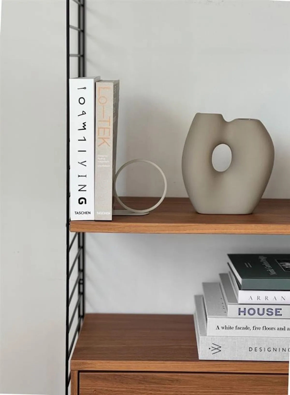 Book Ring podpórka do książek 10 cm, Sand Cooee Design