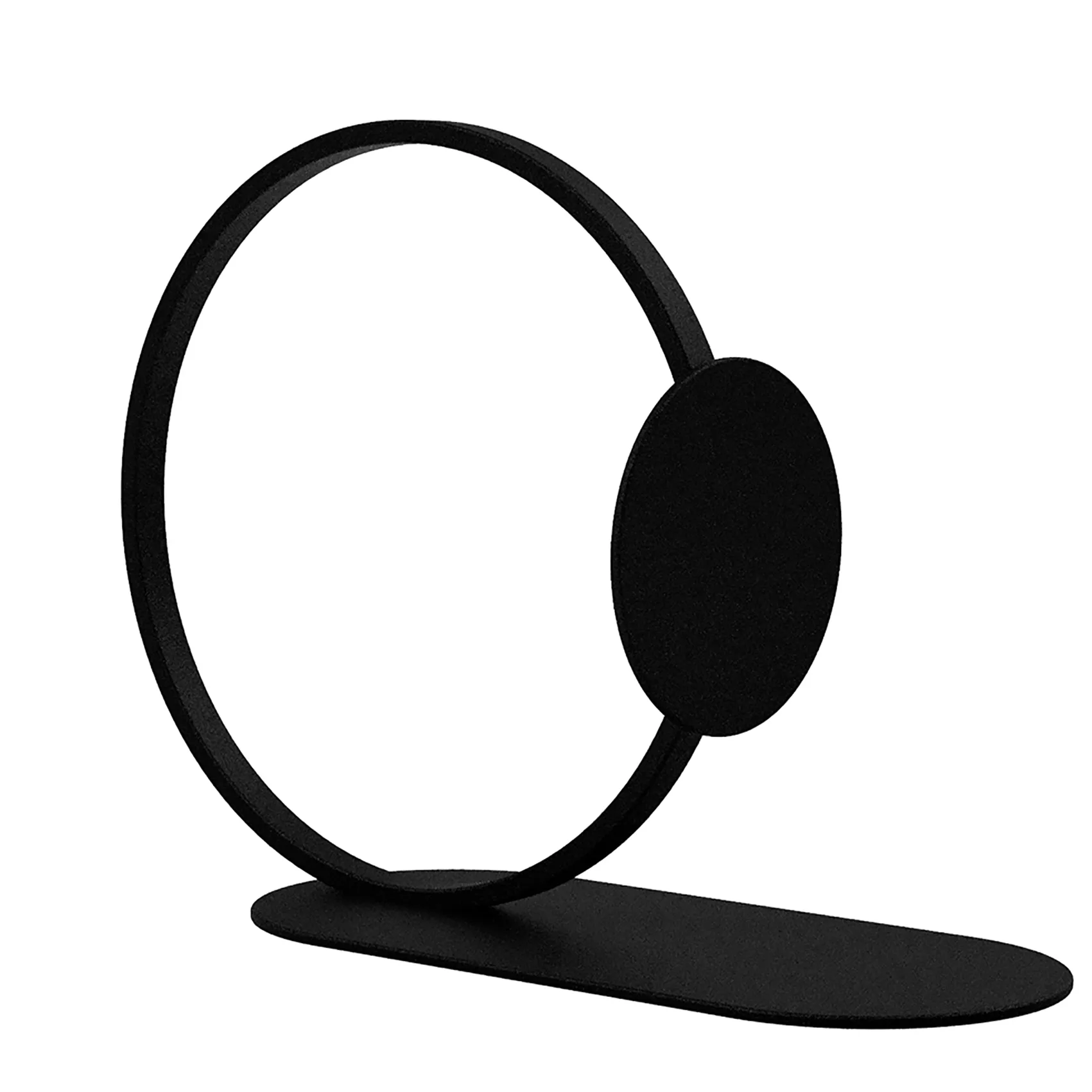 Book Ring podpórka do książek 15 cm, Czarny Cooee Design