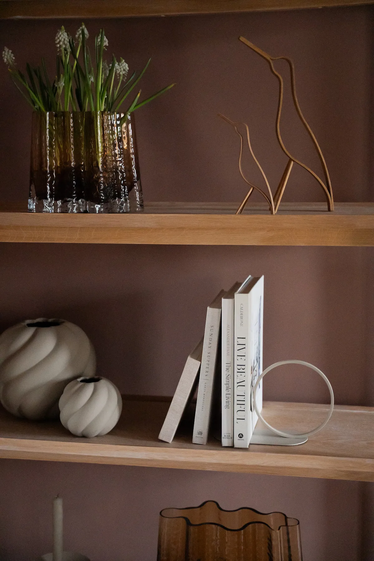 Book Ring podpórka do książek 15 cm, Sand Cooee Design