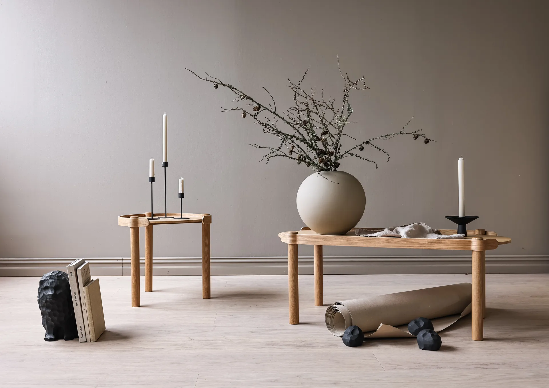 Cooee świecznik 13 cm, Black Cooee Design