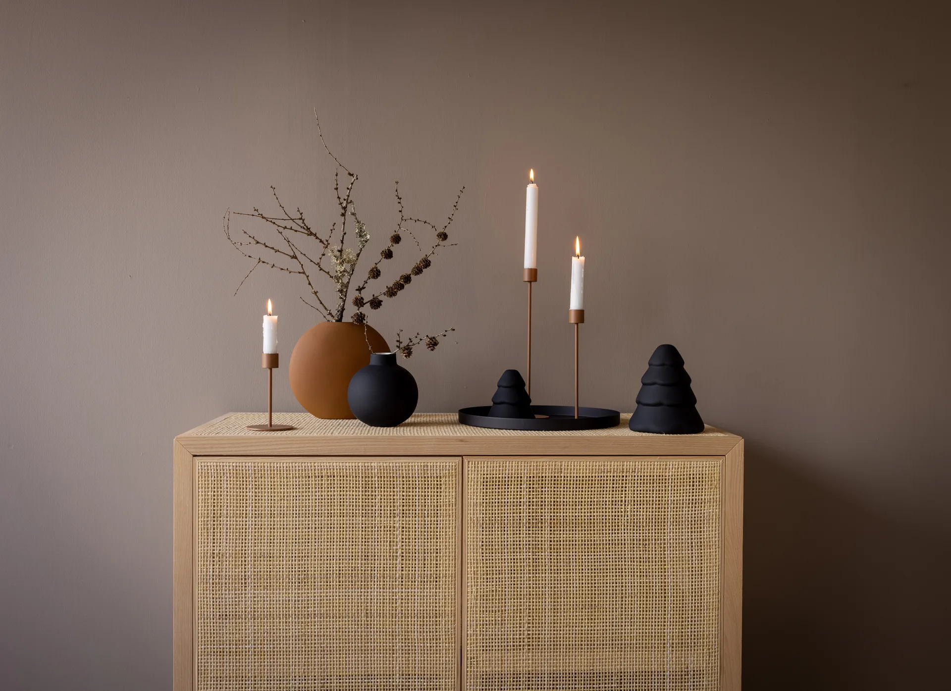 Cooee świecznik 13 cm, Coconut Cooee Design