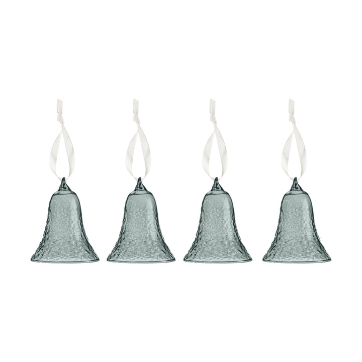 Dekoracja dzwonek Gry 8 cm - Dymny - Cooee Design