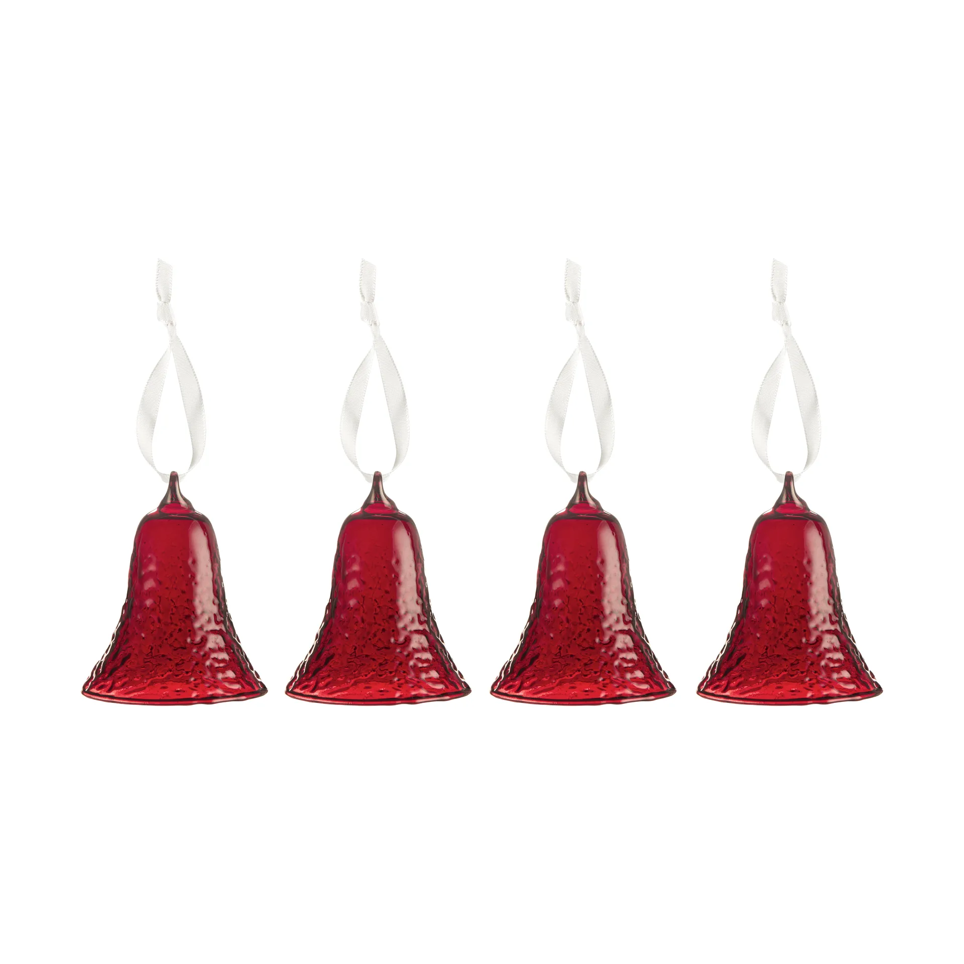 Dekoracja dzwonek Gry 8 cm, Głęboka czerwień Cooee Design