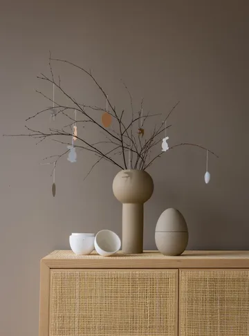 Dekoracja jajko wielkanocne Easter Deco 4-pak - Cafe au lait - Cooee Design