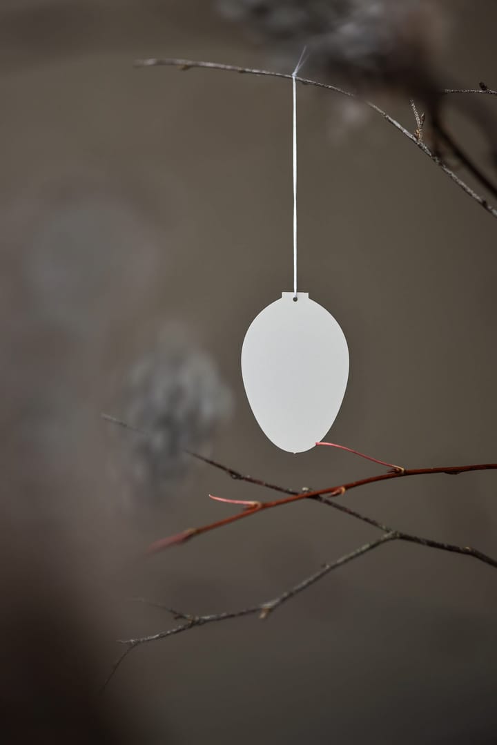 Dekoracja jajko wielkanocne Easter Deco 4-pak, White Cooee Design