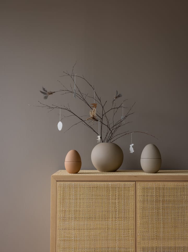 Dekoracja jajko wielkanocne Easter Deco 4-pak, White Cooee Design