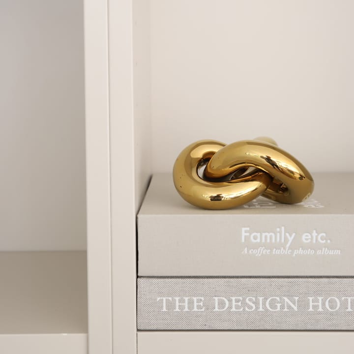 Dekoracja Knot Table small, Light Gold Cooee Design
