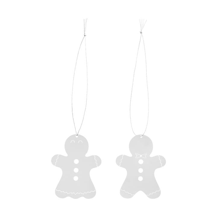 Dekoracja świąteczna pierniczek 6 cm - Stal nierdzewna - Cooee Design