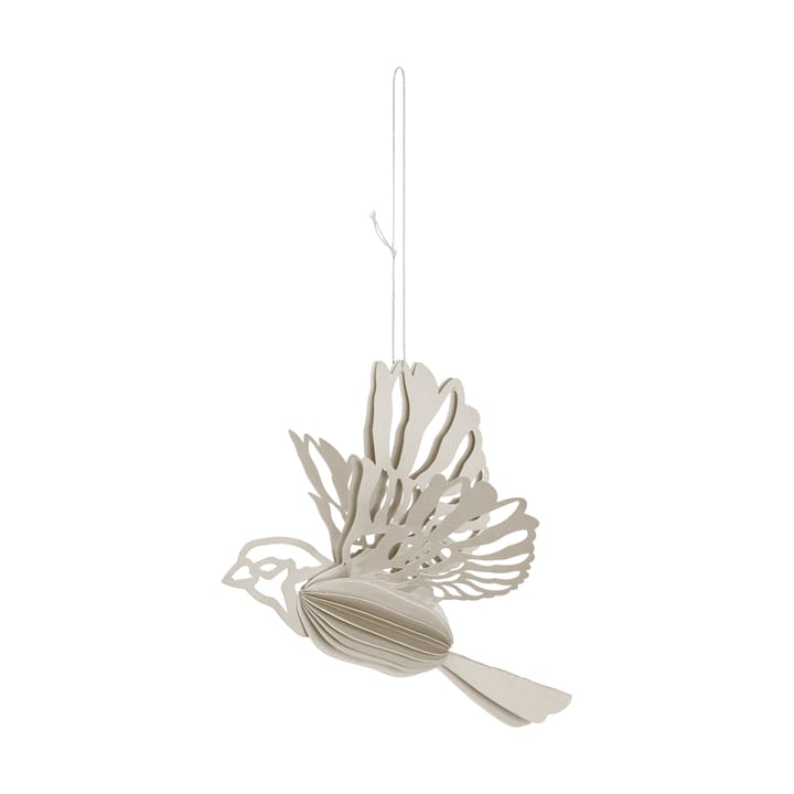 Dekoracyjna zawieszka w kształcie papierowego ptaka - Piasek - Cooee Design