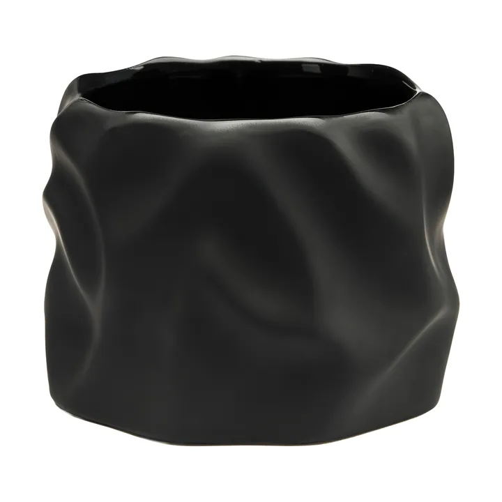 Drift Desert doniczka - Czarny, mały Ø15 cm - Cooee Design