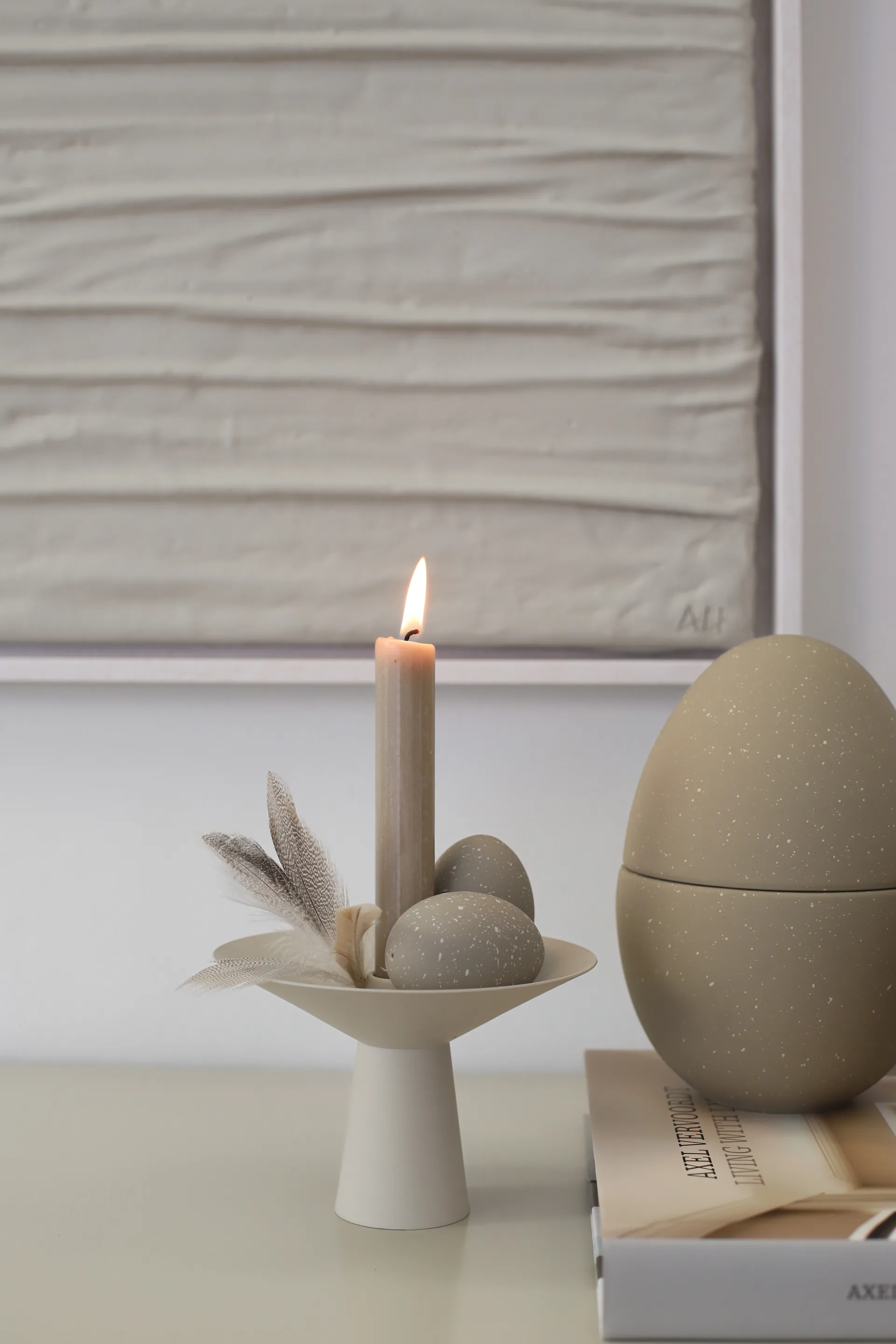 Easter Deco jajka 2 szt, Sand Cooee Design