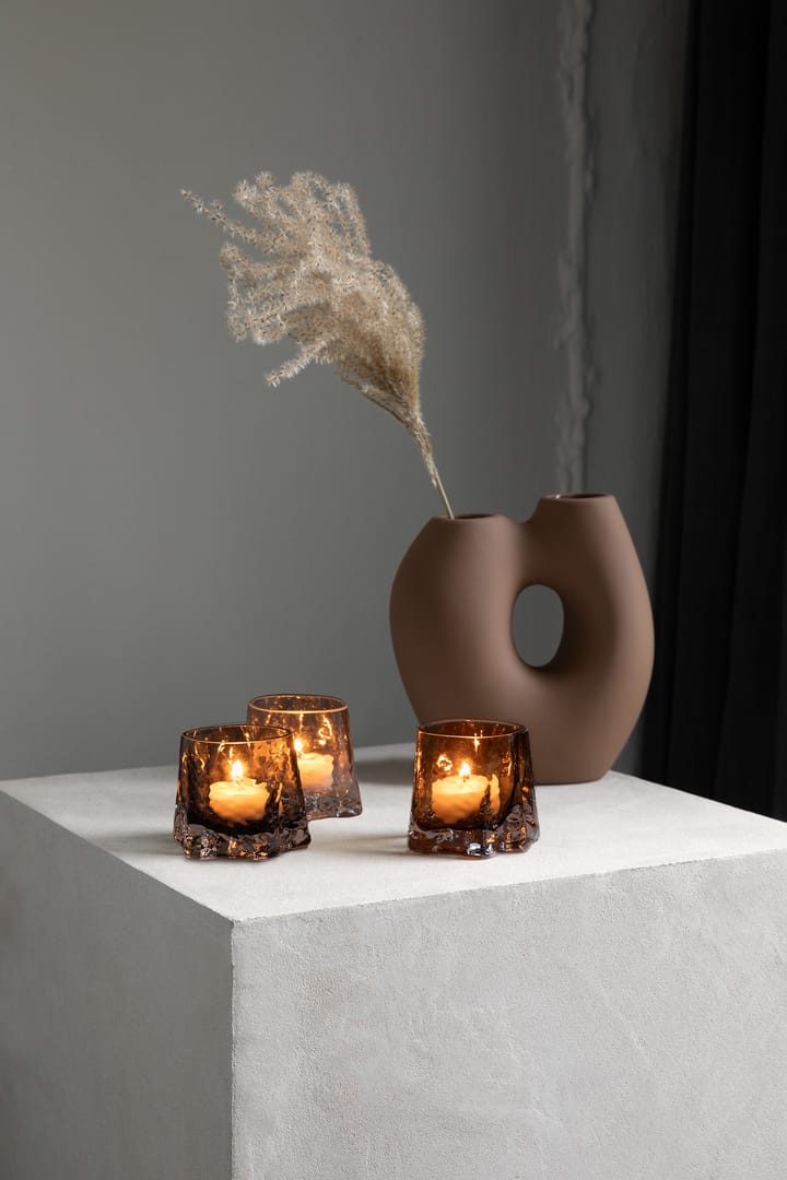 Gry lampion na świecę Ø8 cm - Cognac - Cooee Design