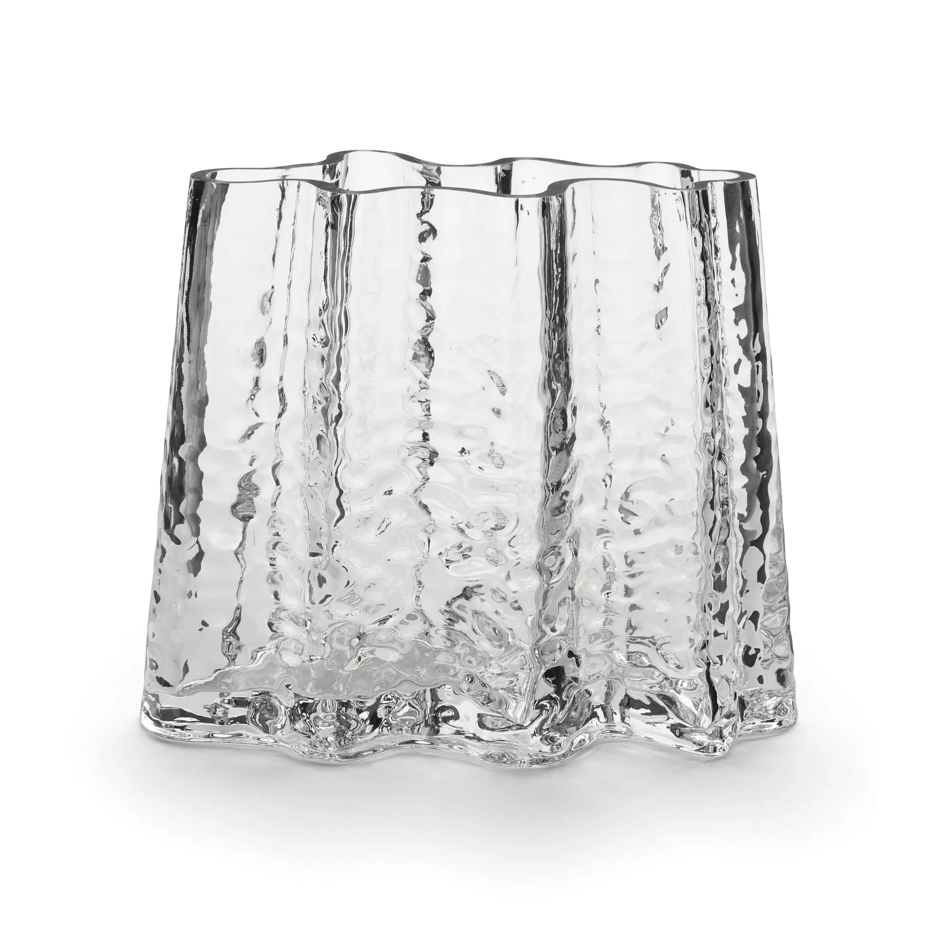 Gry szeroki wazon 19 cm, Clear Cooee Design