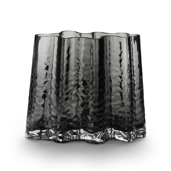 Gry szeroki wazon 19 cm - Smoke - Cooee Design