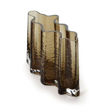 Gry szeroki wazon 24 cm - Cognac - Cooee Design