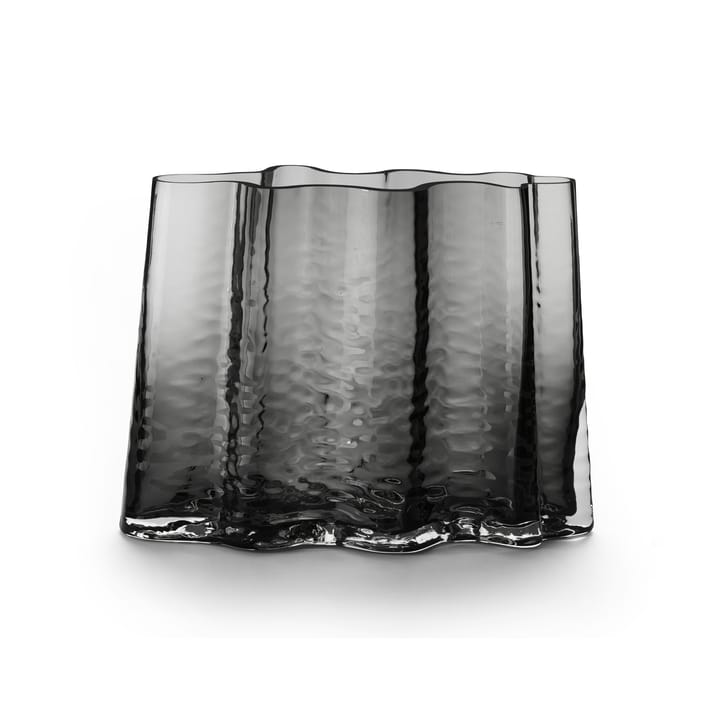 Gry szeroki wazon 24 cm - Smoke - Cooee Design