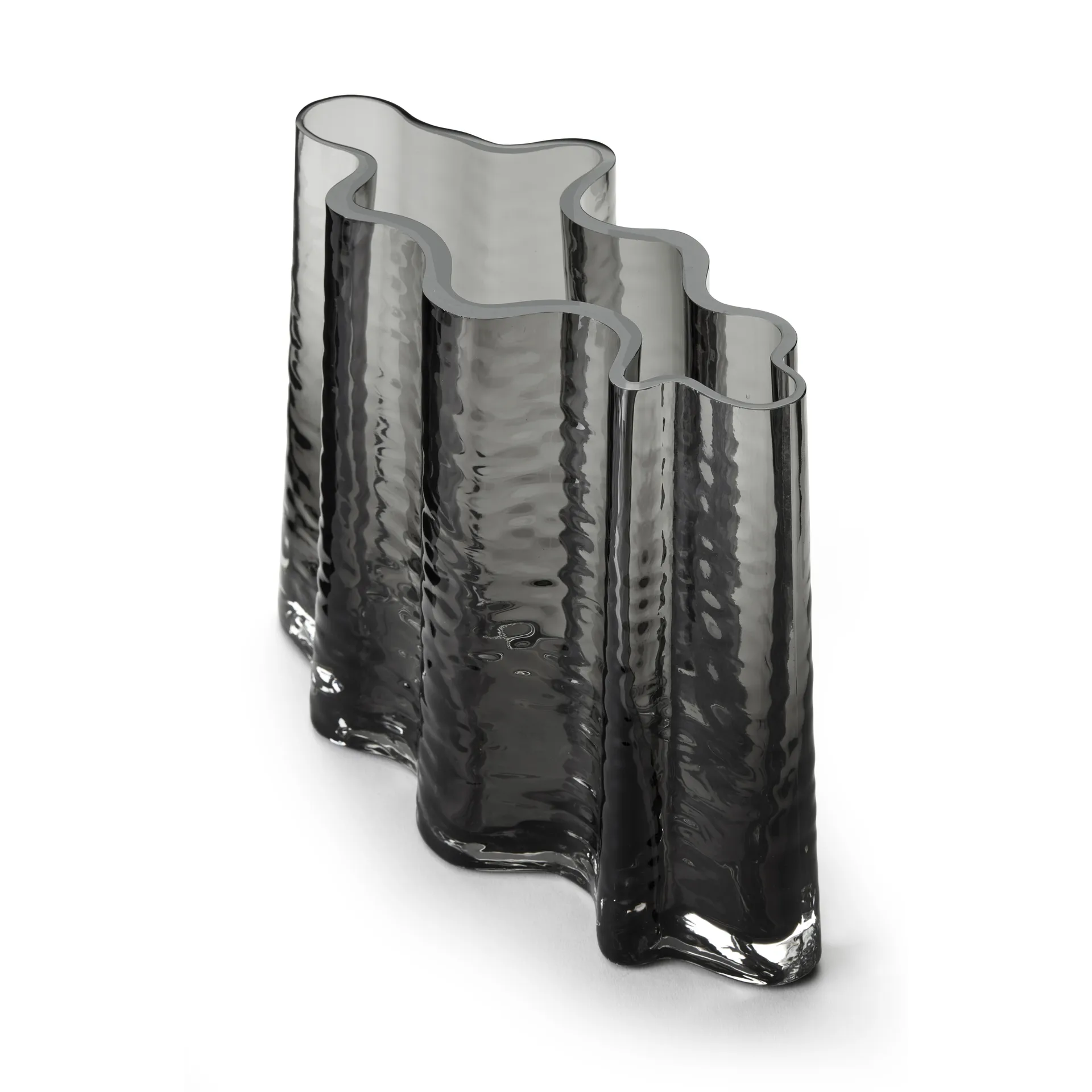 Gry szeroki wazon 24 cm, Smoke Cooee Design