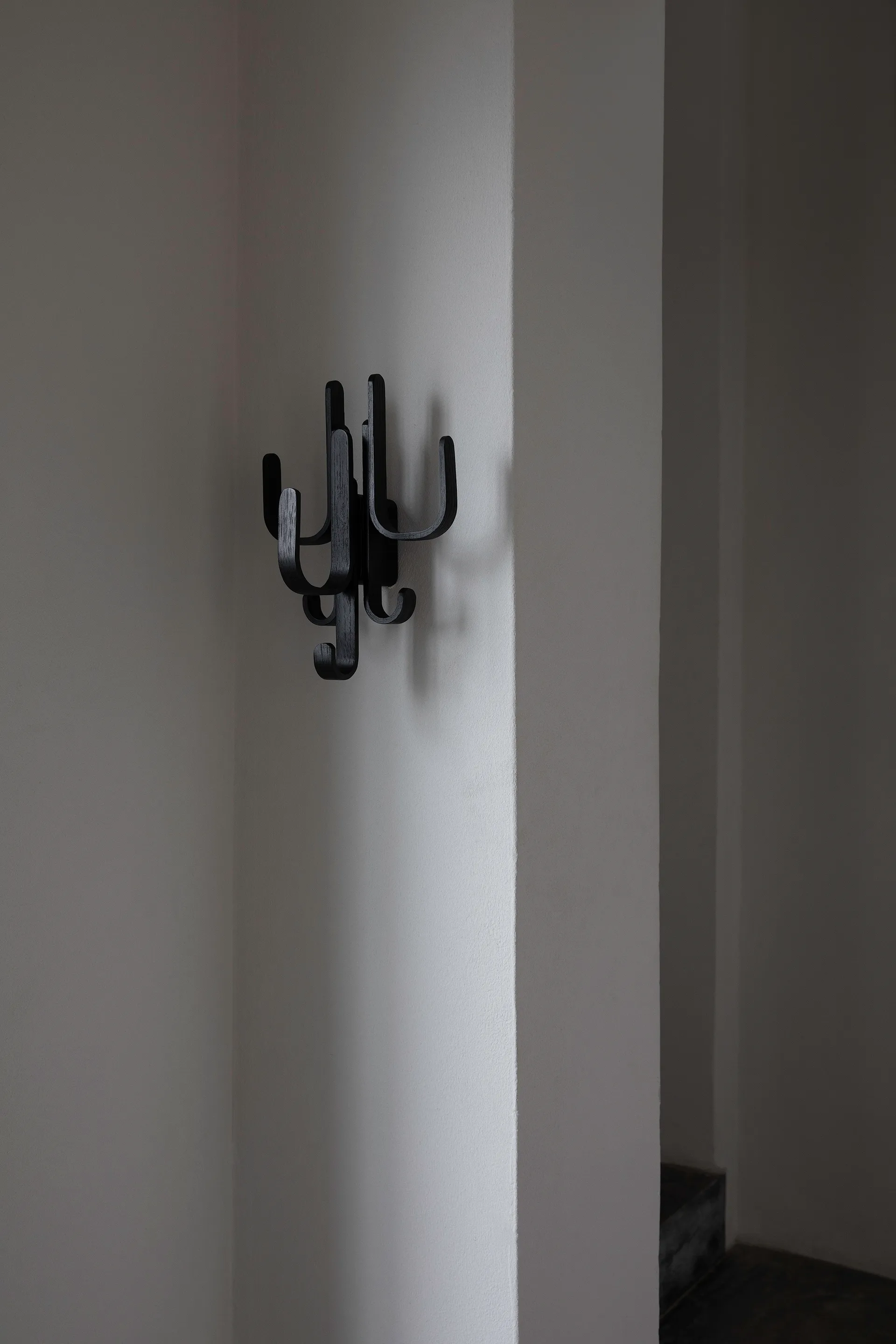 Haczyk Woody Three, Black stained oak Cooee Design