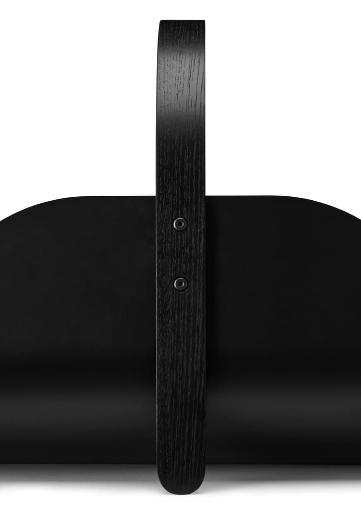 Kosz na drewno opałowe Woody, Black stained oak Cooee Design