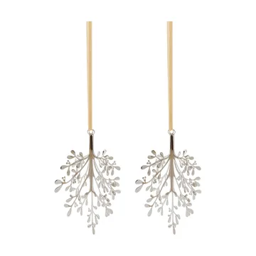 Mistletoe ozdoba świąteczna 2-pak - Stal nierdzewna, 20 cm - Cooee Design