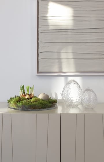 Ozdoba wielkanocna Gry Stojące Jajko  16 cm - Clear - Cooee Design